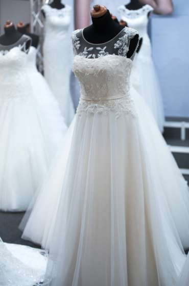 dry cleaners preserve wedding gowns