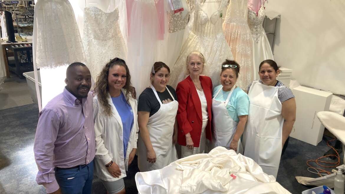Fabricare Cleaners relaunches its BRIDALCARE business with a full team dedicated to cleaning and preserving gowns.