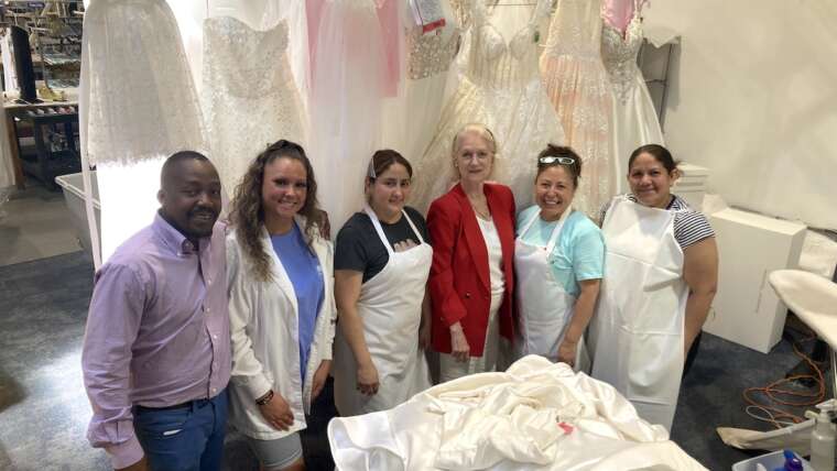 Fabricare Cleaners relaunches its BRIDALCARE business with a full team dedicated to cleaning and preserving gowns.